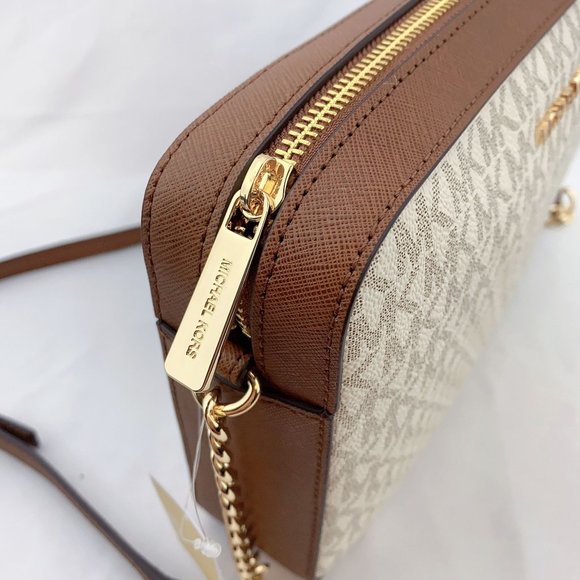 MK JST CROSSBODY BAG & TRIFOLD WALLET VANILLA - Picture 8 of 13